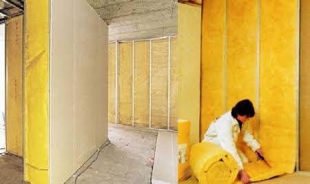 Aislación térmica y acústica proceso